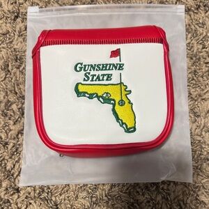 Tall Pines Red and White Gunshine State Golf Mallet Putter Cover